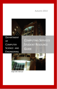 Student Resource Guide - Computer Science and Engineering