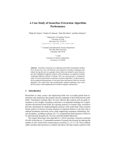 A Case Study of Isosurface Extraction Algorithm