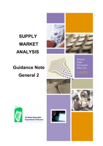 Supply Market Analysis - the eTenders procurement website