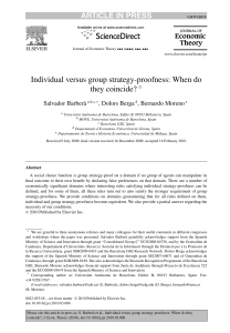Individual versus group strategy-proofness: When do they coincide?