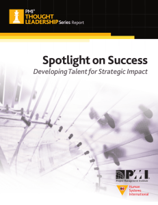 Spotlight on Success: Developing Talent for Strategic Impact