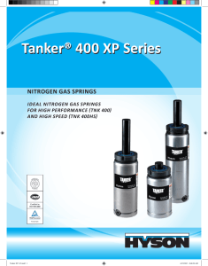 Tanker® 400 XP Series Tanker® 400 XP Series