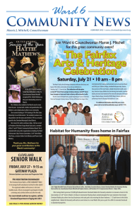 Ward 6 Community News ~ Summer 2012