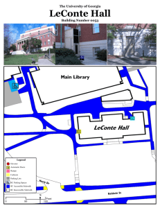 LeConte Hall - University of Georgia