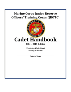 Cadet Handbook - Greeley Schools