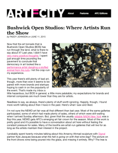 Bushwick Open Studios: Where Artists Run the Show