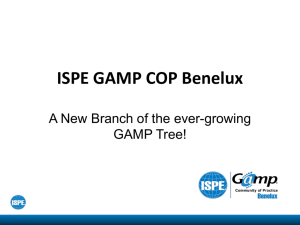ISPE GAMP COP Benelux