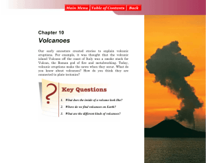 Chapter 10 Volcanoes