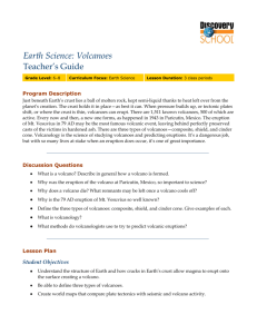 Earth Science: Volcanoes