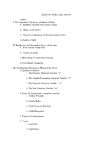 Chapter Six Study Guide Answers Outline I. Development of the