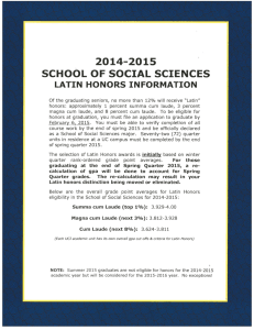 2014-2015 school of social sciences