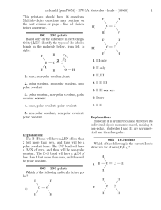 Worksheet 3A on Molecules