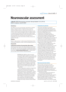 Neurovascular assessment