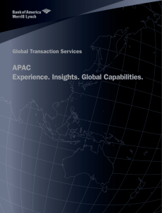Global Transaction Services - Bank of America Merrill Lynch
