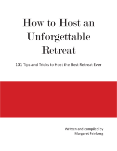 How to Host an Unforgettable Retreat
