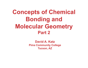 Notes on Chemical Bonding, Part 2