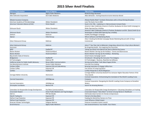 2015 Silver Anvil Finalists - Public Relations Society of America