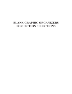 blank graphic organizers for fiction selections