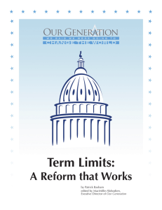Term Limits - Democracy Institute