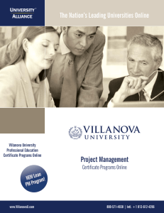 Project Management - University Alliance