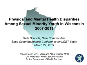 Physical and Mental Health Disparities Among Sexual Minority