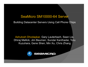 SeaMicro SM10000-64 Server