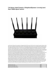 Cell phone signal jammer,cellmphone0jammer covering more than
