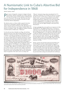 Anderson, Mark B., “A Numismatic Link to Cuba's Abortive Bid for