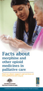 Facts about Morphine - Palliative Care Council of South Australia