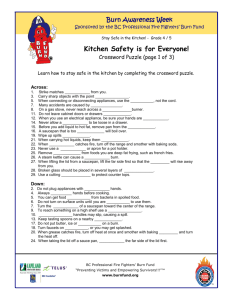 Kitchen Safety is for Everyone!