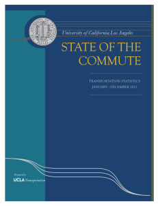 STATE OF THE COMMUTE - UCLA Sustainability