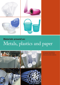 Metals, plastics and paper