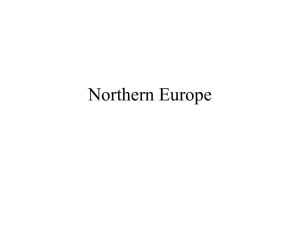 Population patterns in northern Europe have been shaped by the