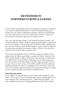 methodism in northern europe & eurasia