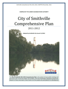 City of Smithville Comprehensive Plan