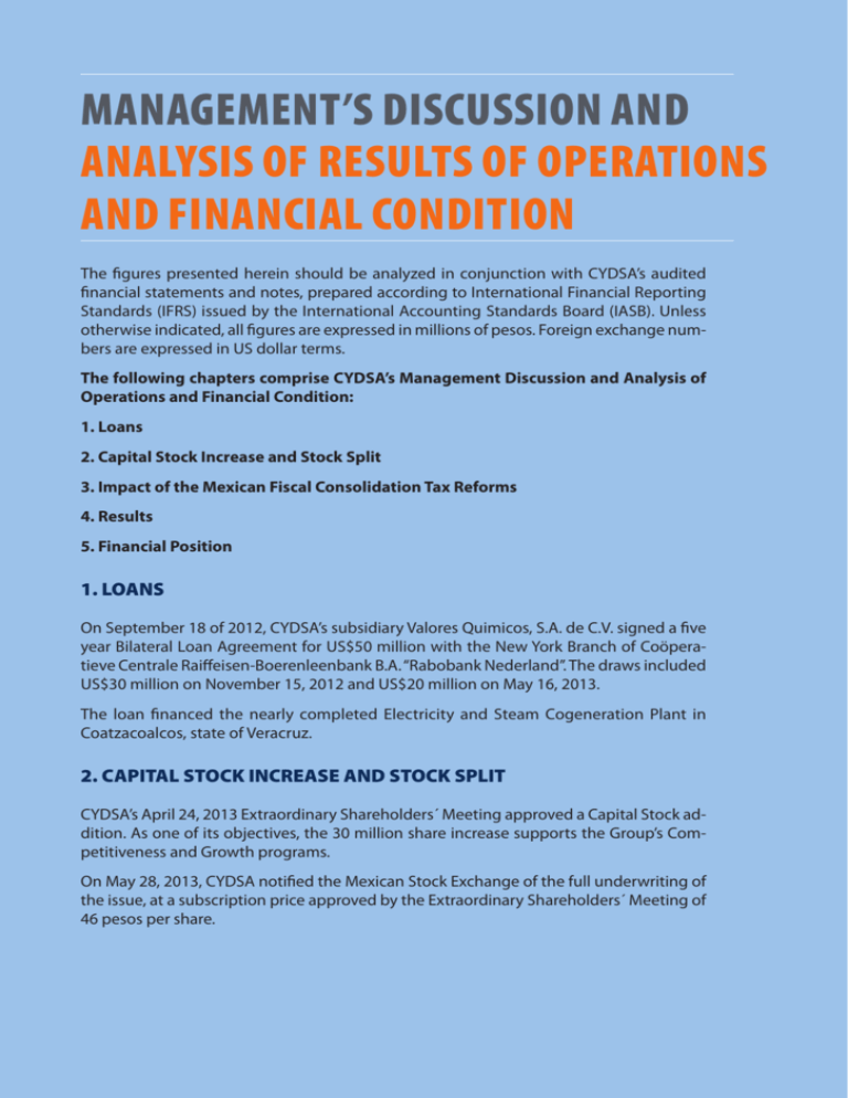 Management s Discussion And Analysis