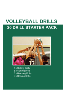 volleyball drills