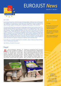 Eurojust News Issue 4 (July 2011)