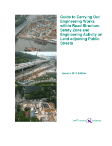 Guide to Carrying Out Engineering Works within Road Structure