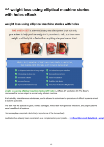 ^^ weight loss using elliptical machine stories with holes eBook