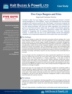 Five Guys Burgers and Fries - Halt, Buzas & Powell, Ltd.