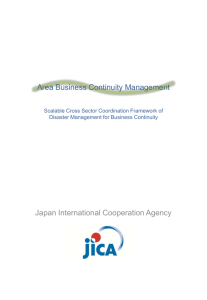 Area Business Continuity Management Japan International