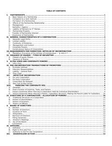 table of contents i. partnerships