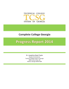 Dr. Josephine Reed-Taylor - TCSG - Technical College System of