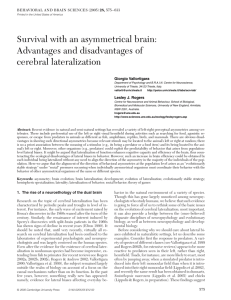 Survival with an asymmetrical brain - Ruhr-Universität