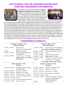 2014 Conference Brochure final - Women in Ministry and Business