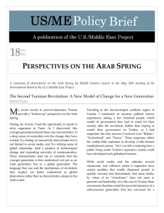 PERSPECTIVES ON THE ARAB SPRING