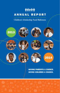 2014 Baltimore CSF Annual Report