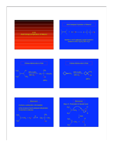 6.10 Acid-Catalyzed Hydration of Alkenes H—OH C C + OH C C H