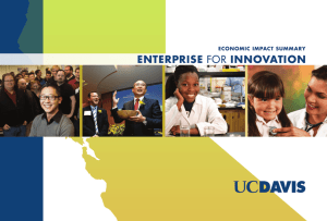 UC Davis Enterprise for Innovation 2012